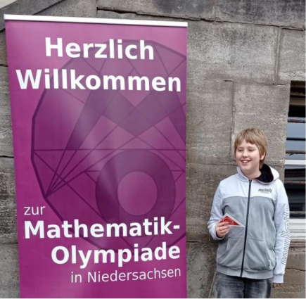Jan Klein - bei der Mathe-Olympiade ganz groß