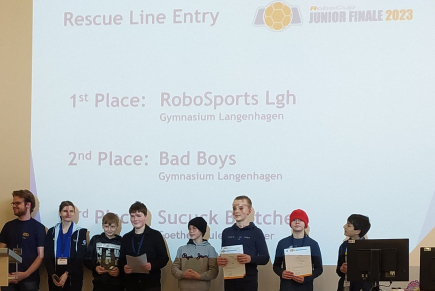 Team &quot;RoboSports Lgh&quot; gewinnt RoboCup-Qualifikation in Hannover - fünf weitere unserer Teams qualifiziert